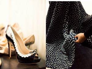 Glamorous black and white shoes and fabric.jpg